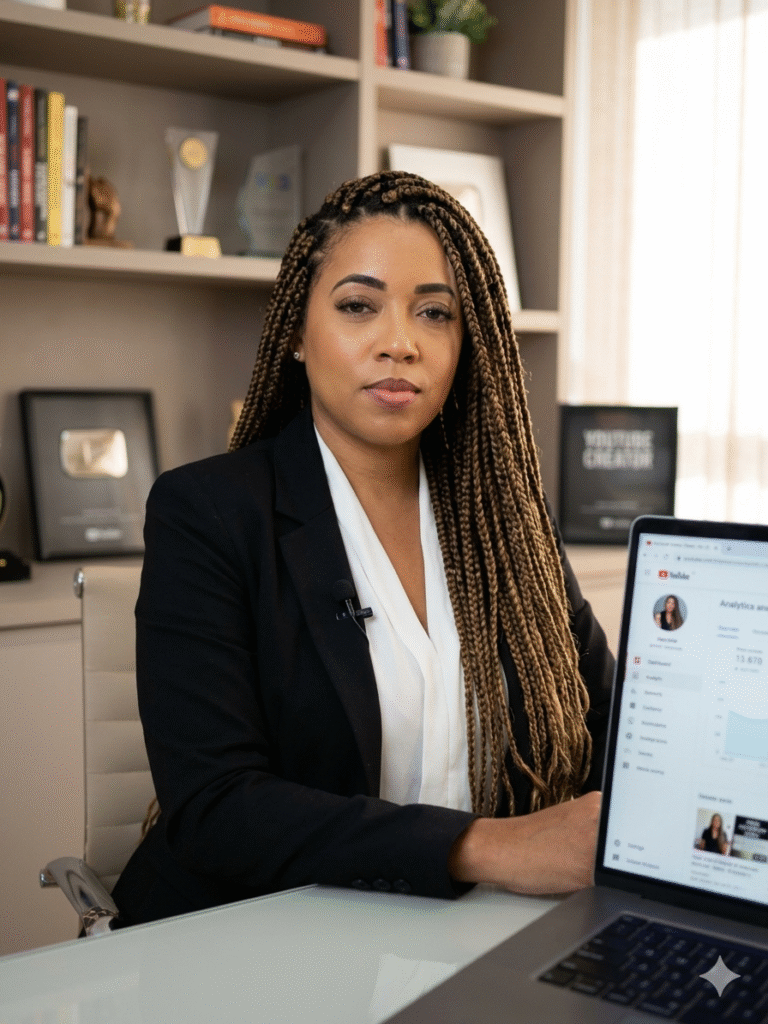 Naira Monteiro empreendedora digital,gerando renda através do YouTube 